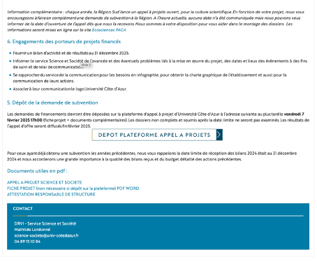 lien dépot plateforme